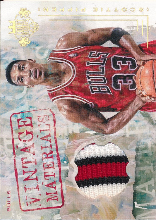 2016-17 Panini Court Kings Basketball #13 Scottie Pippen Vintage Materials  /5
