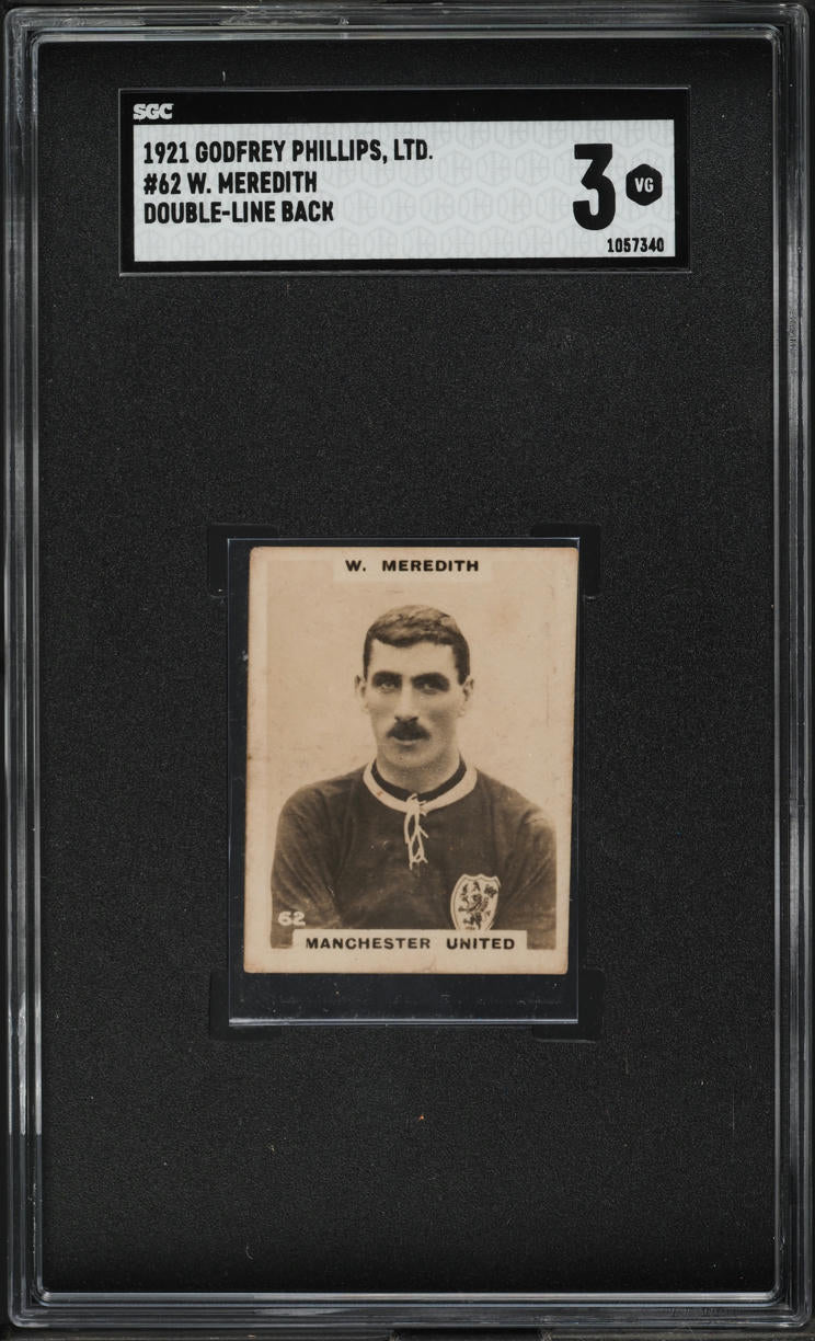 1920 Godfrey Phillips Footballers Billy Meredith #62 SGC 3 VG