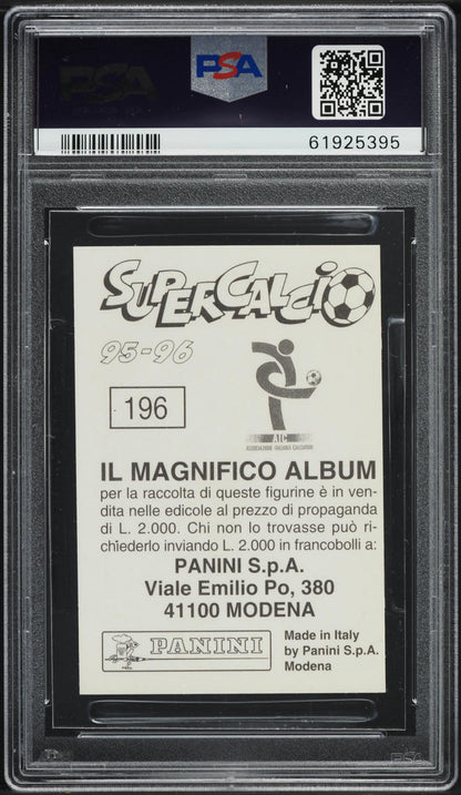 1995 Panini Supercalcio Stickers Ronaldo ROOKIE #196 PSA 4 VGEX