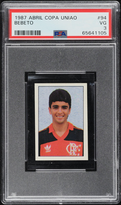 1987 Editora Abril Copa Uniao Bebeto #94 PSA 3 VG