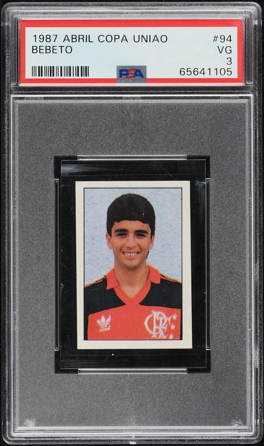 1987 Editora Abril Copa Uniao Bebeto #94 PSA 3 VG