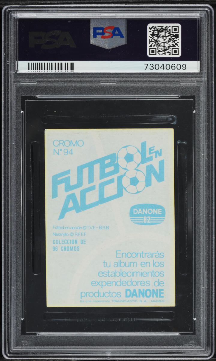 1982 Danone Futbol En Accion Diego Maradona #94 PSA 2 GD