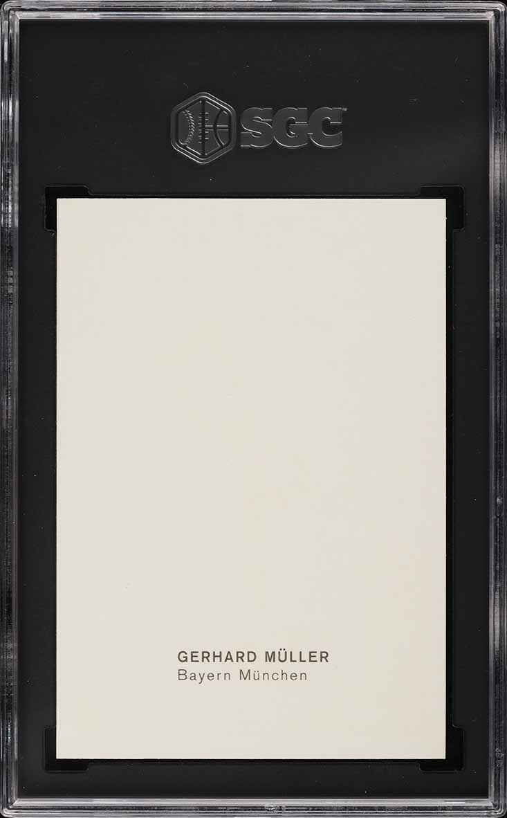 1966 Bergmann Automatenbilder Soccer Gerhard Gerd Muller SGC 8 NM-MT