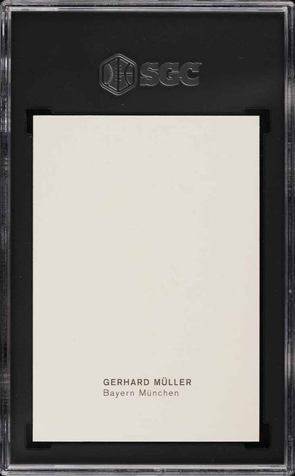 1966 Bergmann Automatenbilder Soccer Gerhard Gerd Muller SGC 8 NM-MT