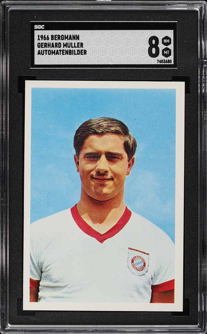 1966 Bergmann Automatenbilder Soccer Gerhard Gerd Muller SGC 8 NM-MT